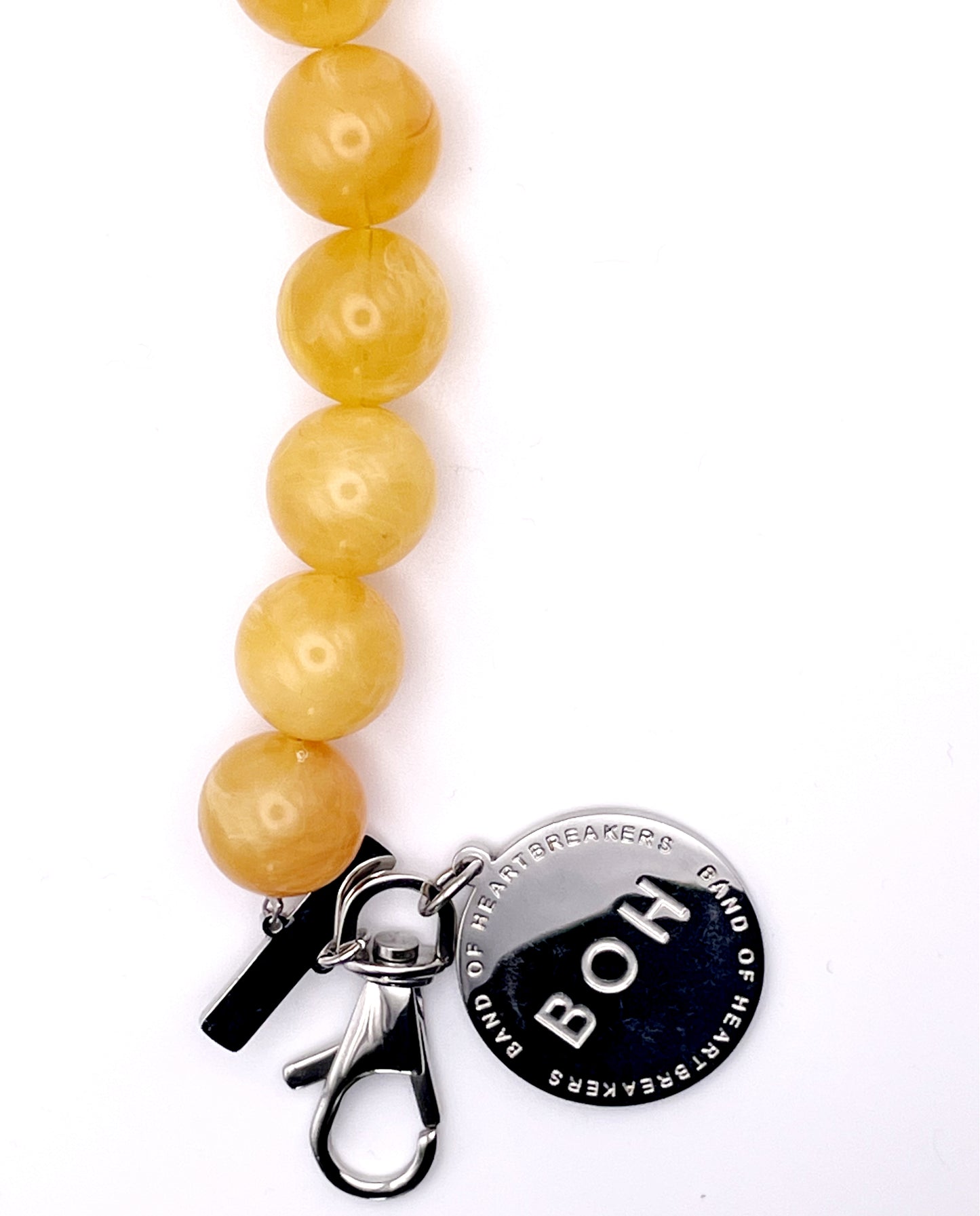 COLLIER DE GROSSES PERLES SIMPLE RANG