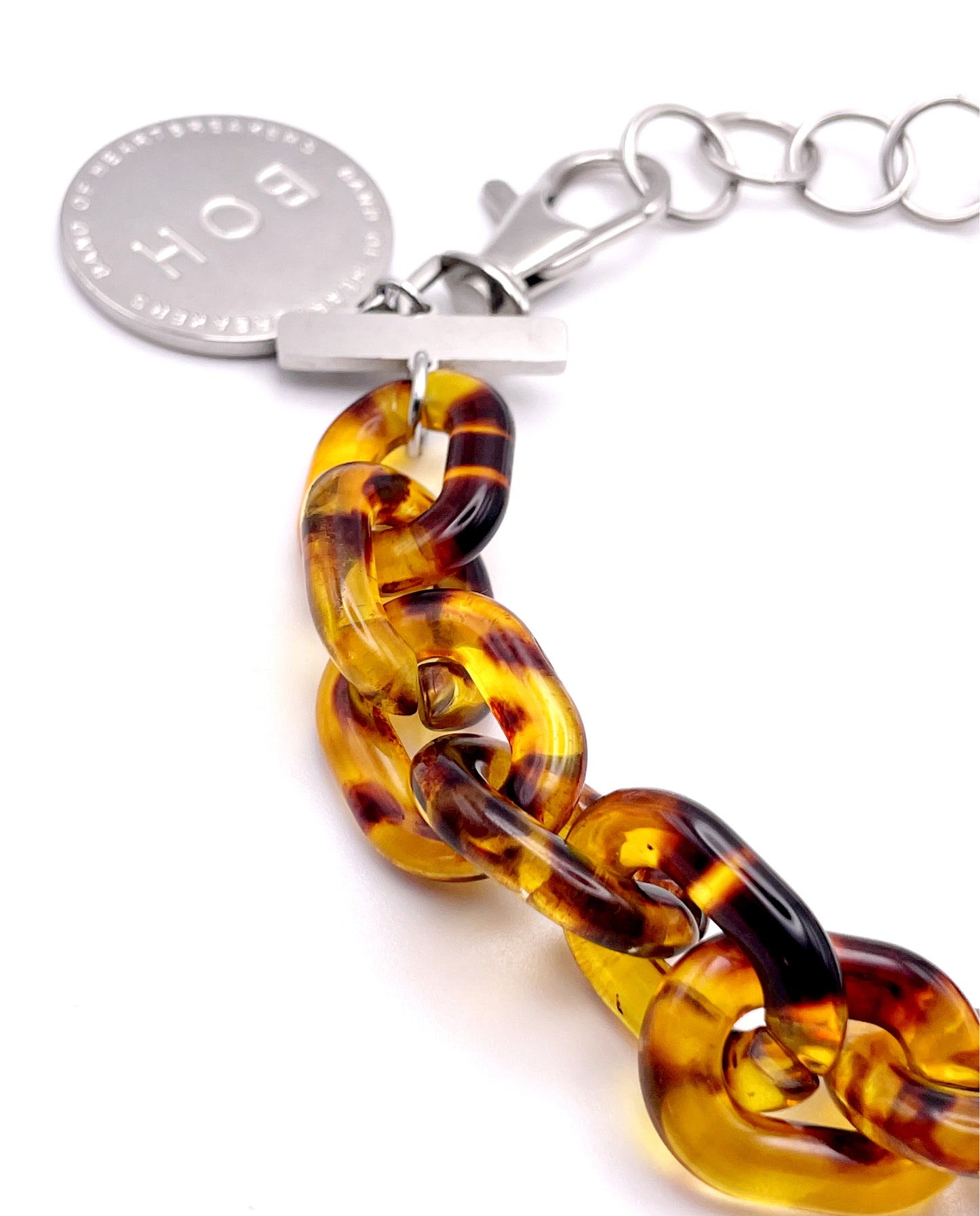 CHAINE MAILLONS RESINE