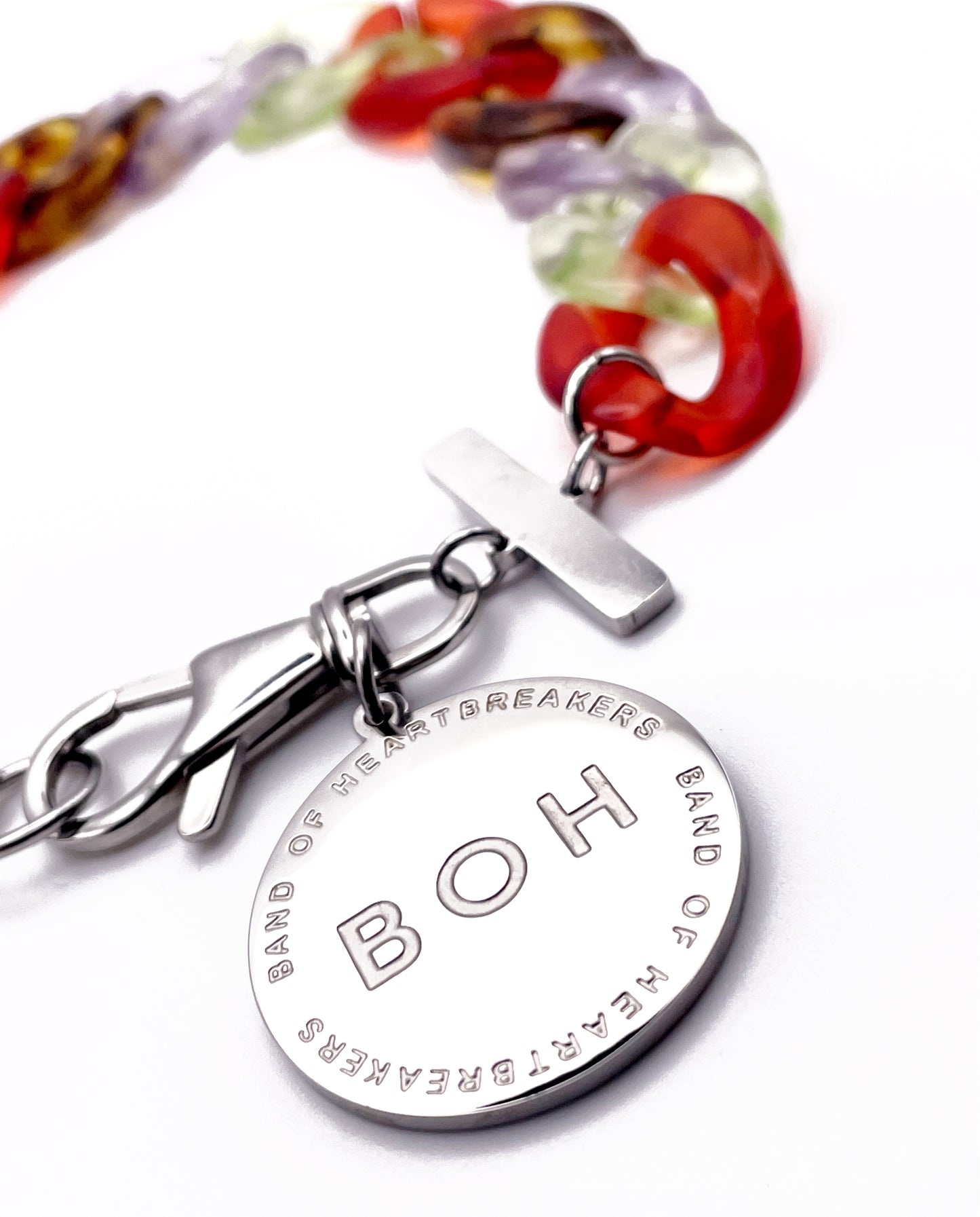 CHAINE GOURMETTE RESINE