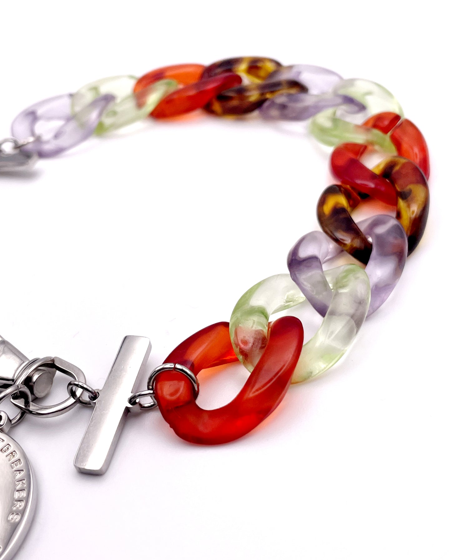CHAINE GOURMETTE RESINE