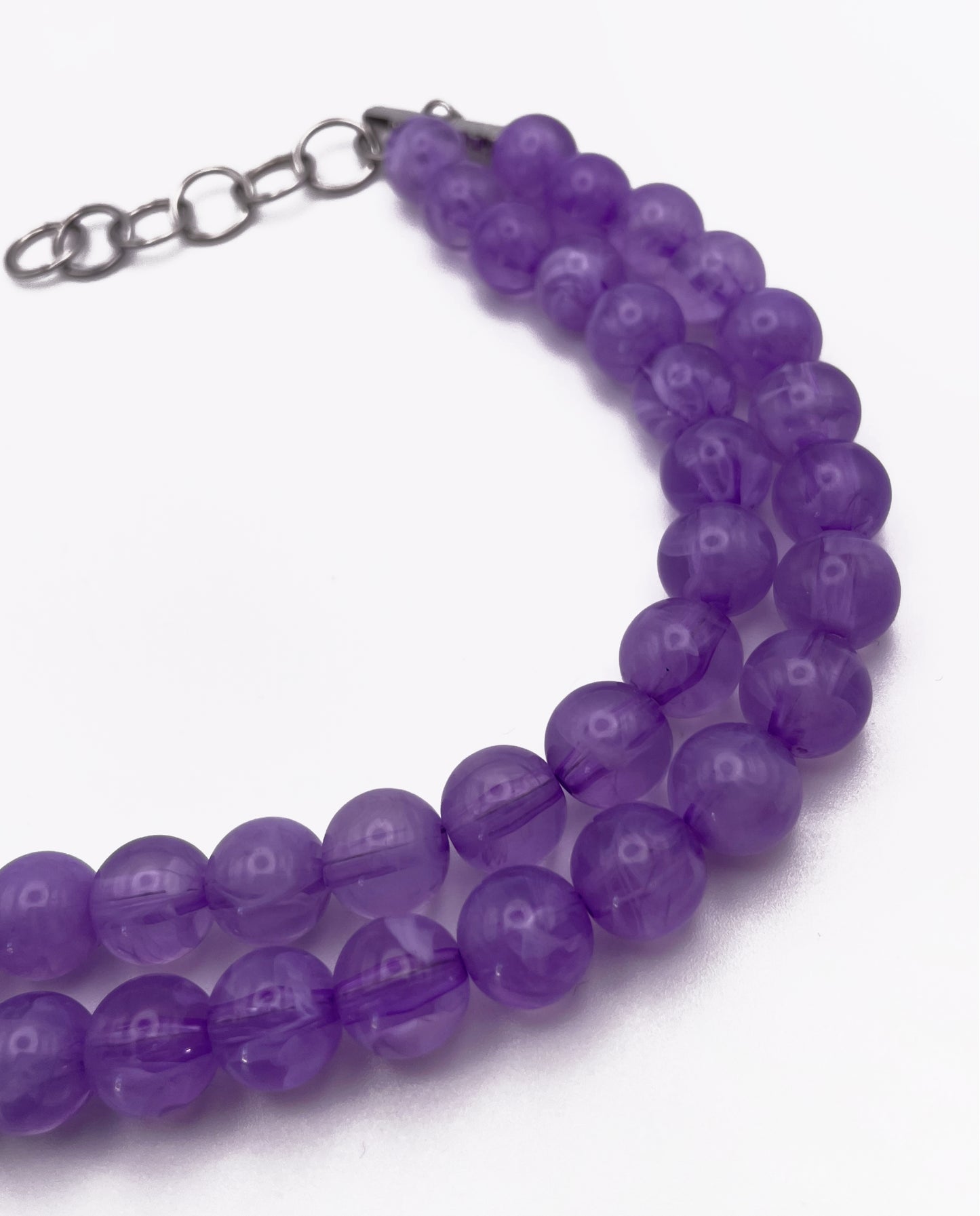 COLLIER DE PERLES DOUBLE RANG