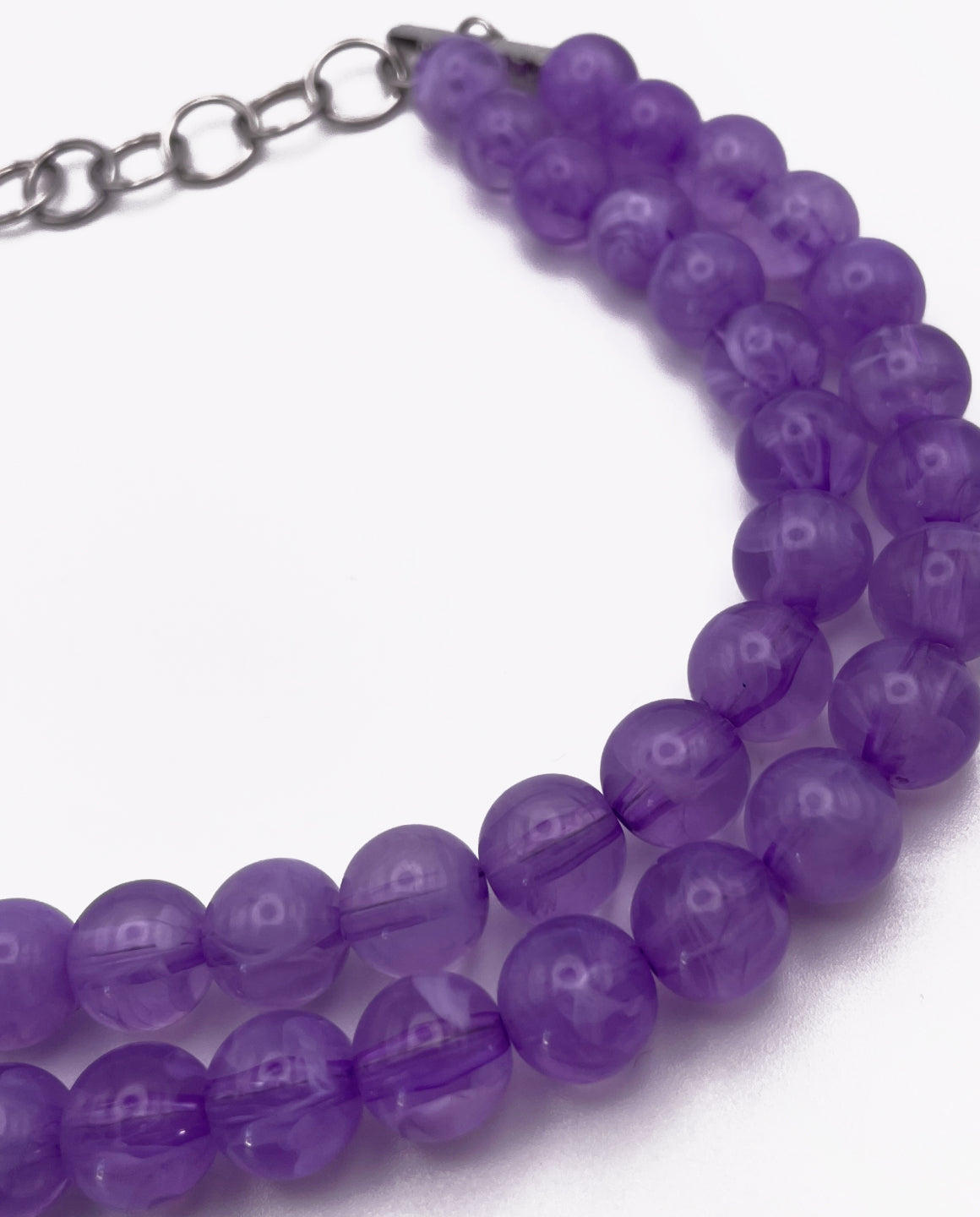 COLLIER DE PERLES DOUBLE RANG