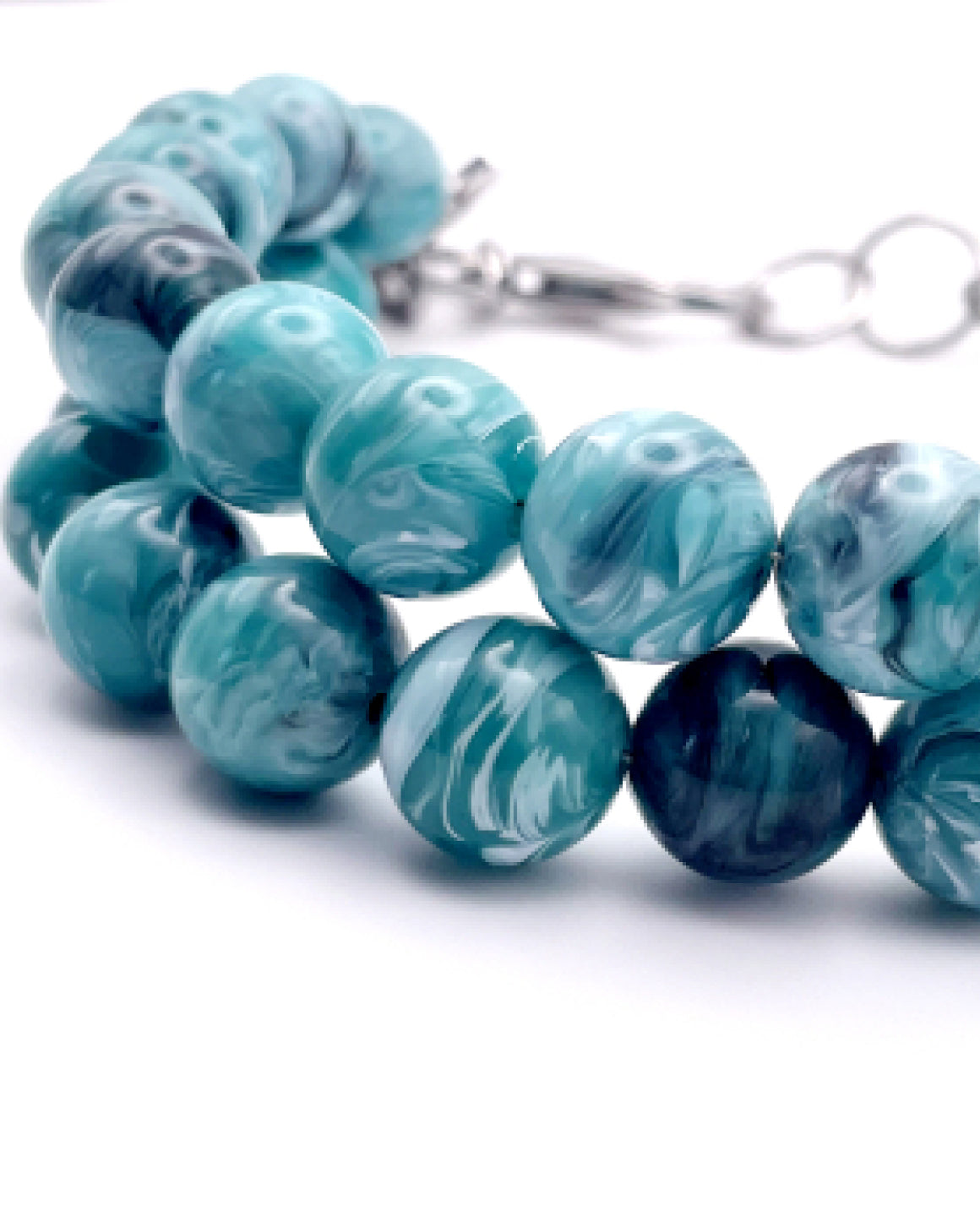 COLLIER DE PERLES DOUBLE RANG