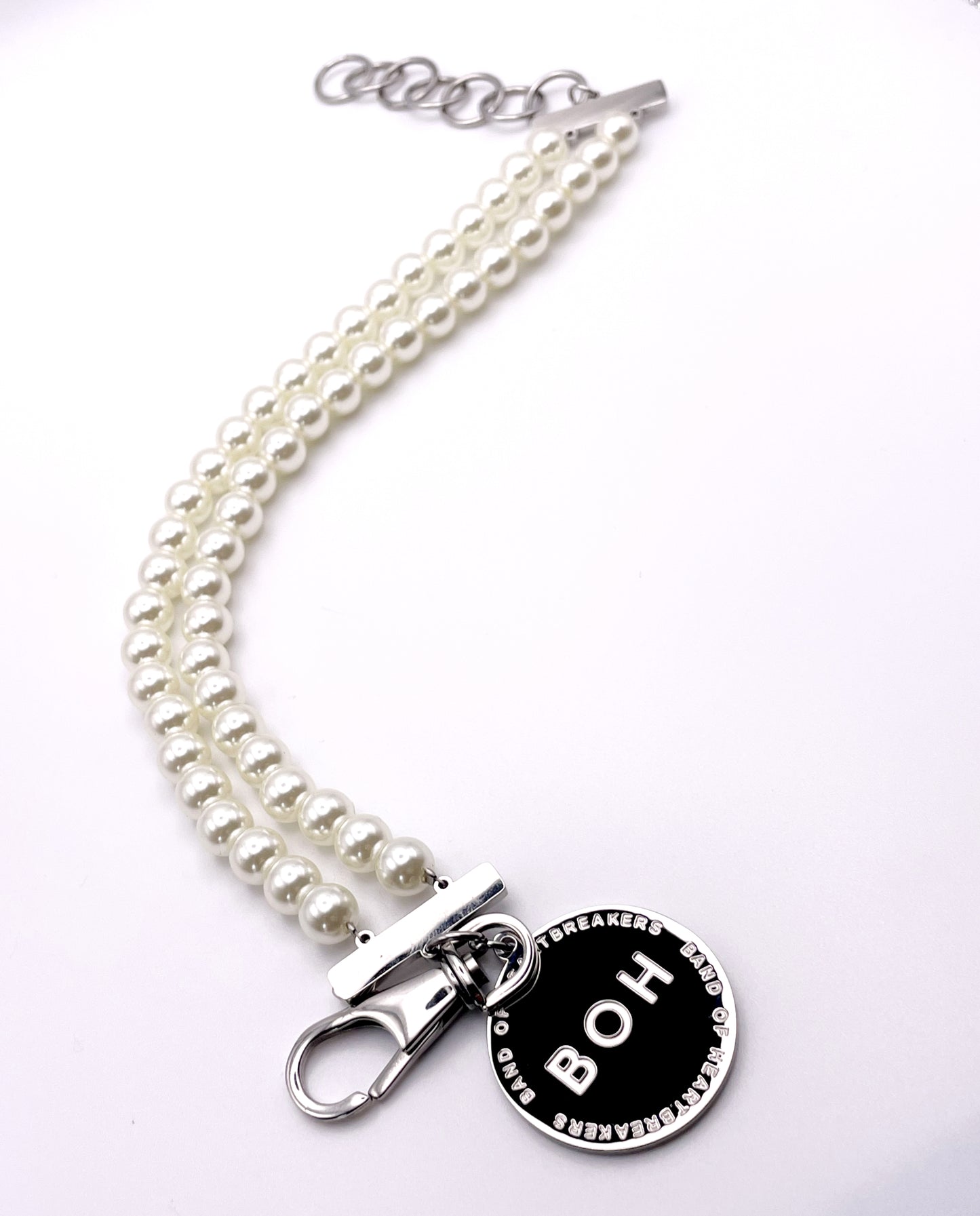 COLLIER DE PERLES DOUBLE RANG